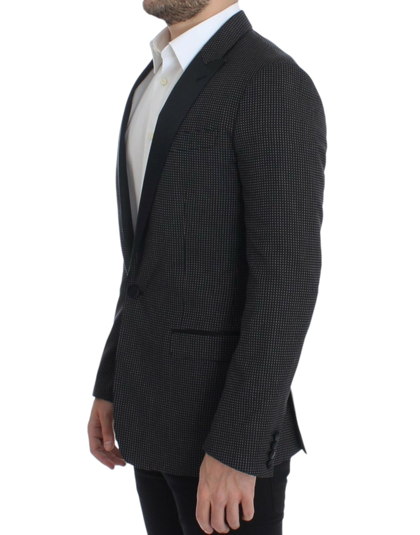 Black wool slim MARTINI blazer