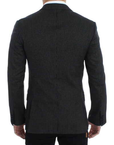 Black wool slim MARTINI blazer