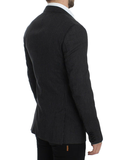 Black wool slim MARTINI blazer