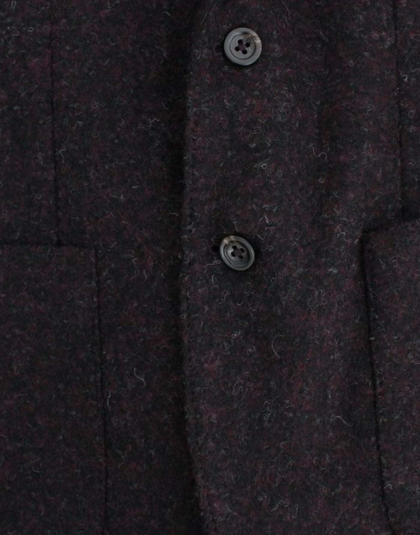 Bordeaux alpaga two button blazer