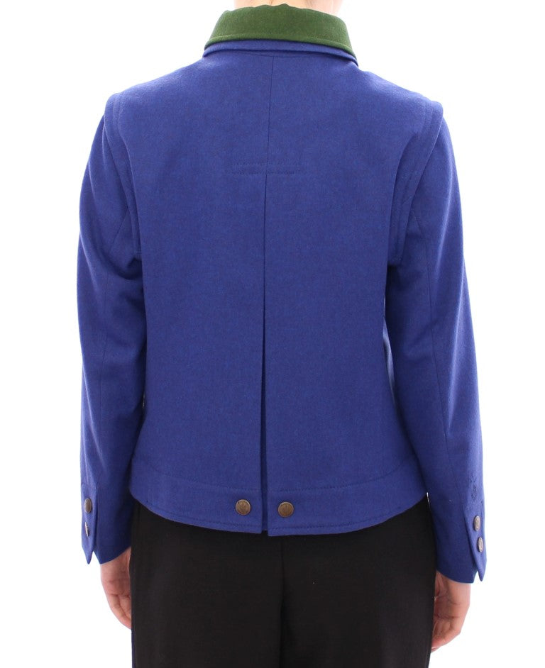 Habsburg Blue Green Wool Jacket Coat