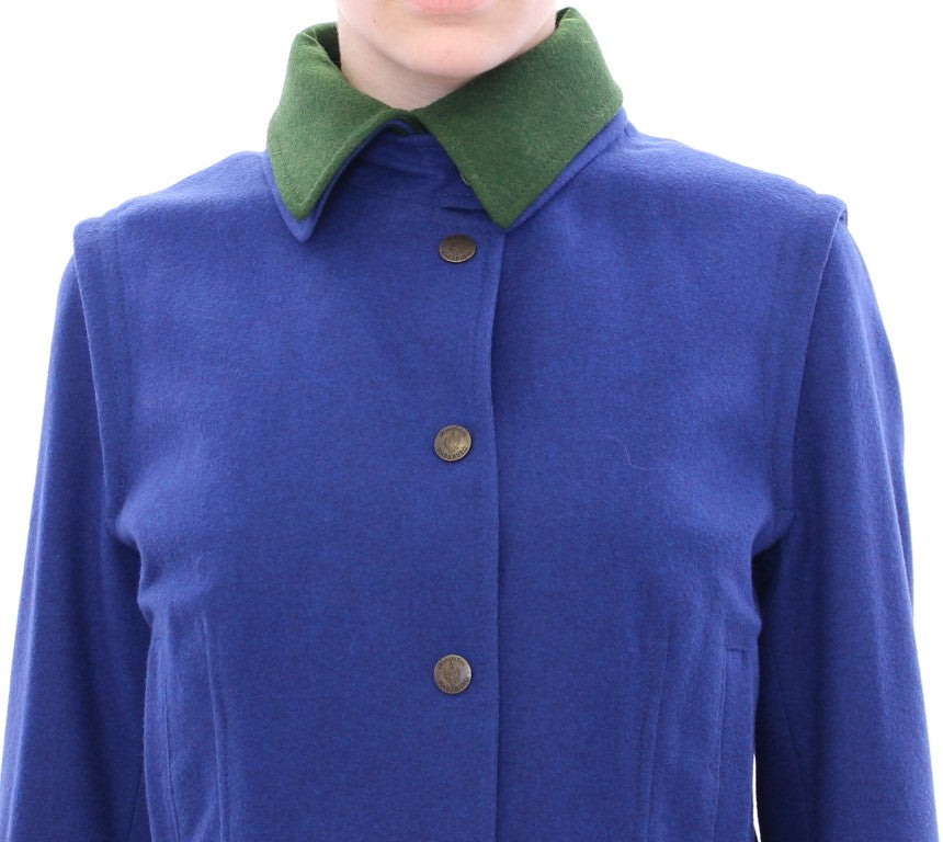 Habsburg Blue Green Wool Jacket Coat