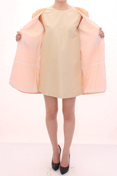 Pink Short Sleeves Jacket Coat