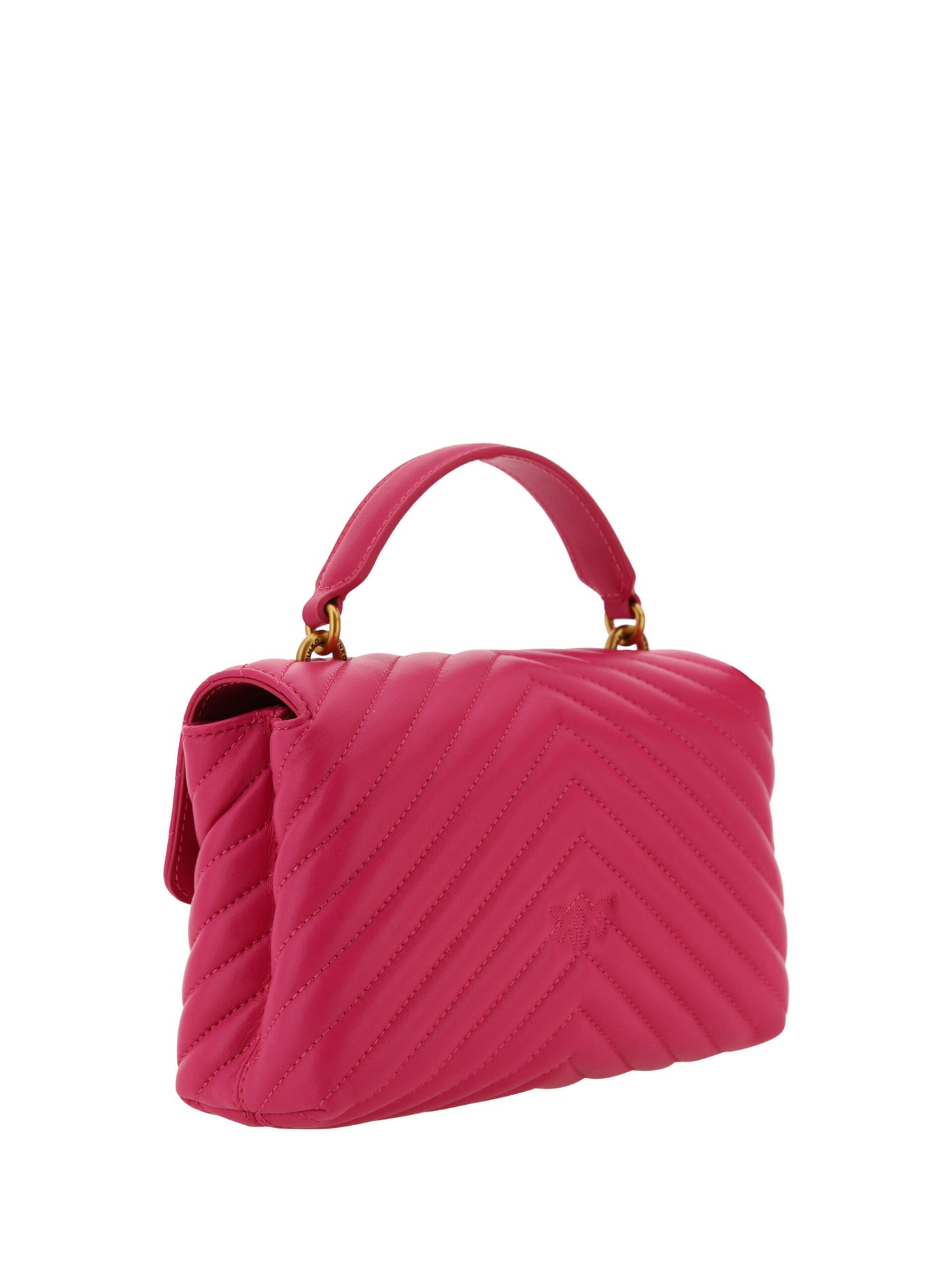 Pink Calf Leather Love Lady Mini Handbag