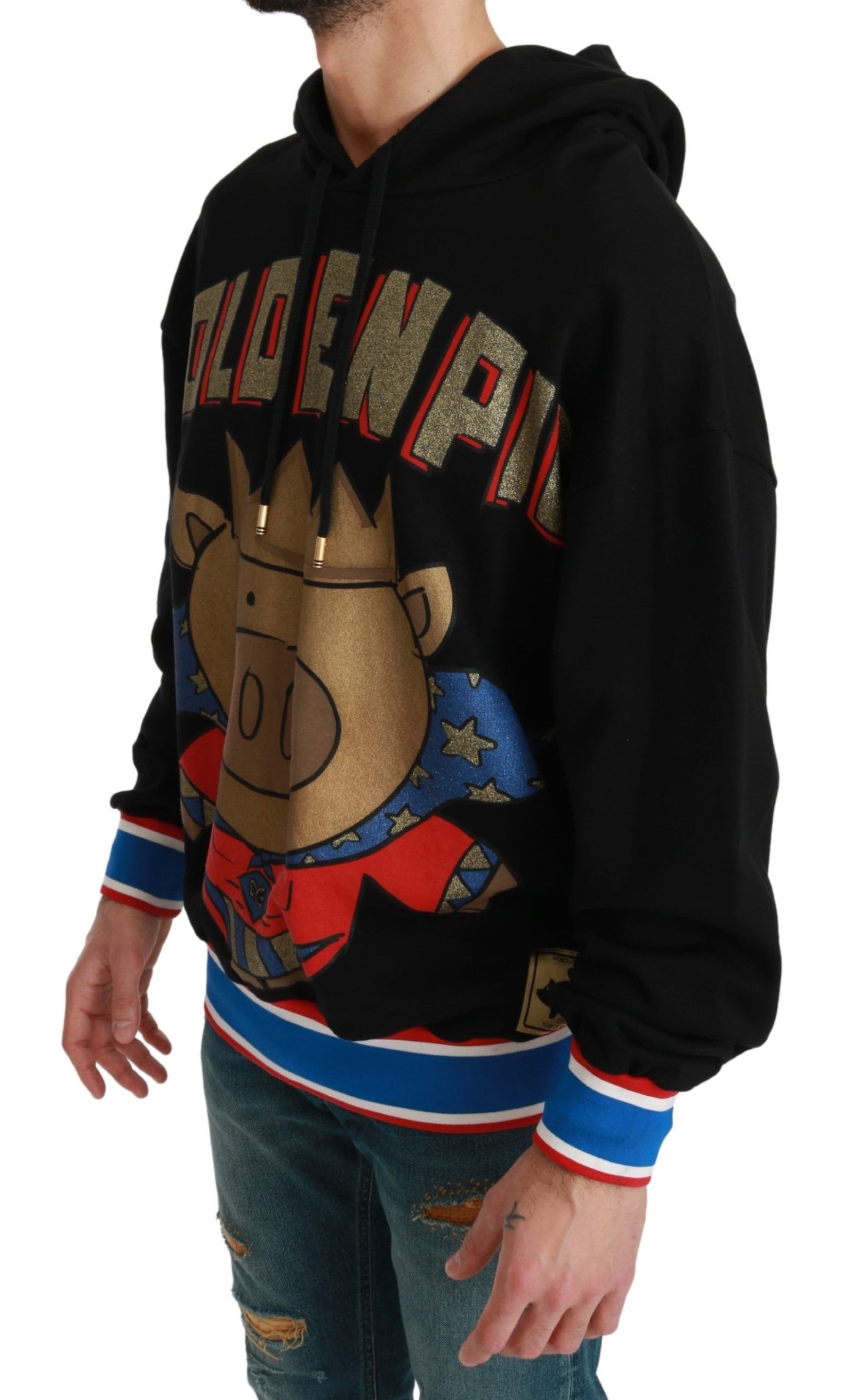 Black Sweater Pig of the Year Hooded