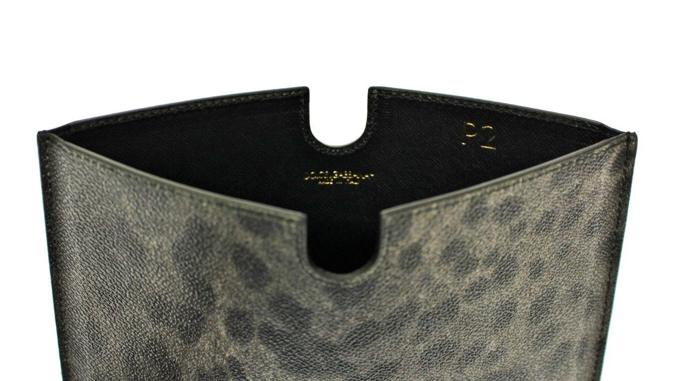 Leopard Leather iPAD Tablet eBook Cover Bag