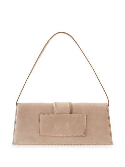 Dark Beige Nabuk Le Bambino Long Shoulder Bag