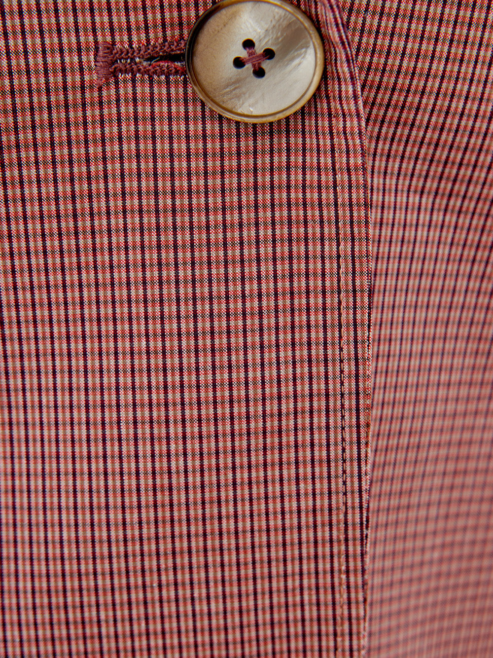 Pink Micro Check Two Button Jacket