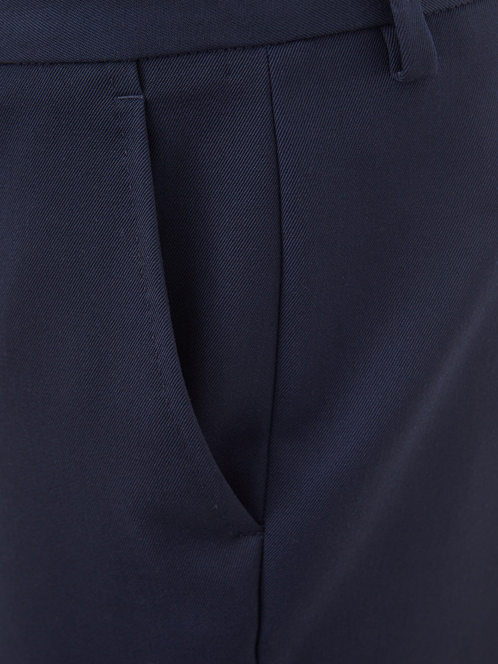 Blue Wool Trousers