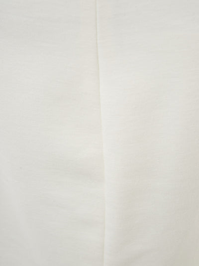 White Viscose Pencil Skirt