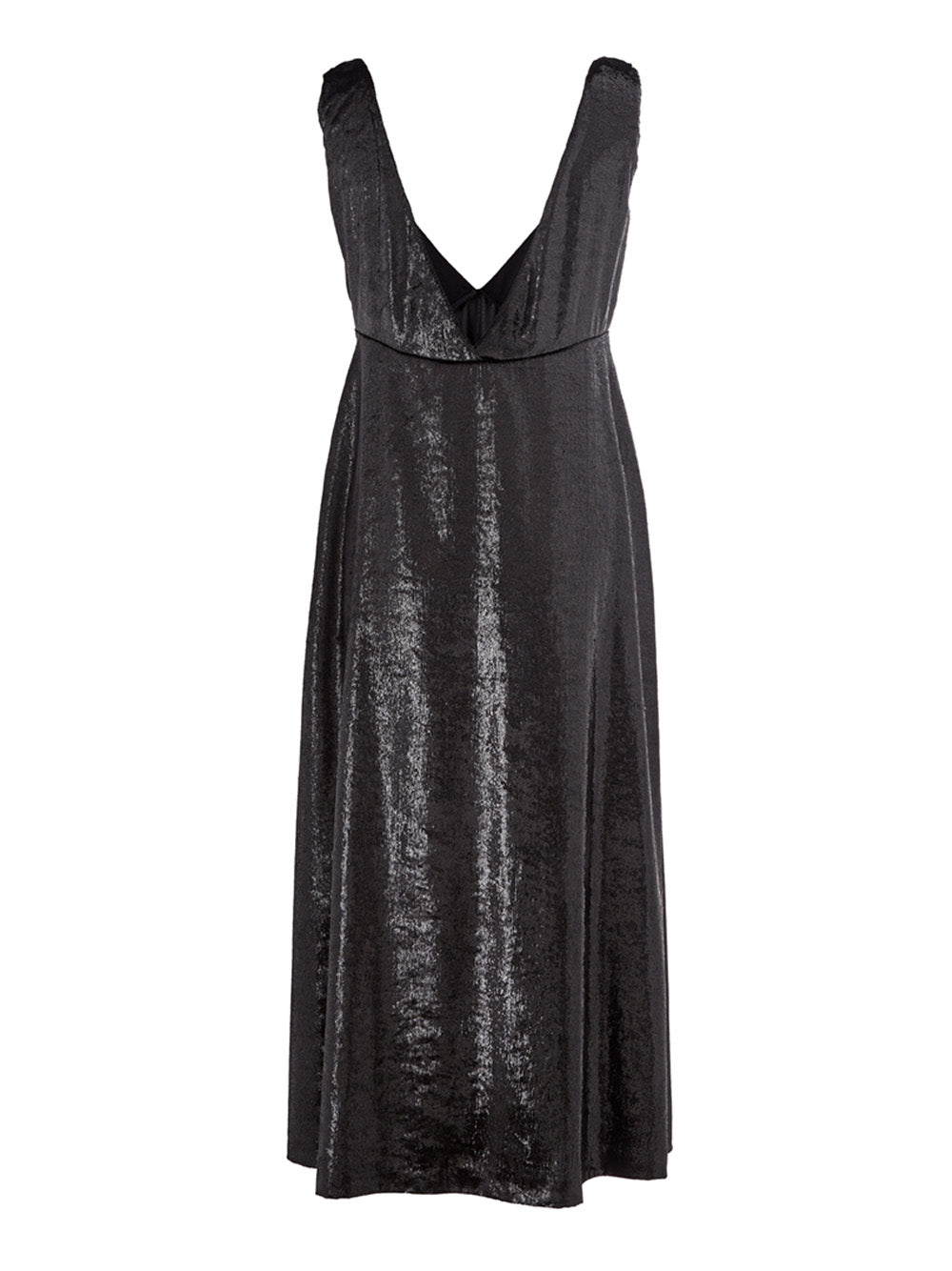 Black Embellished Velvet effect Dress