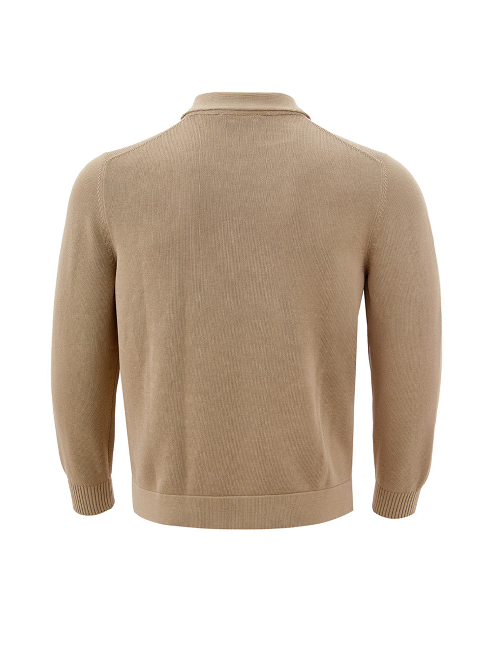 Beige Full Zip Jumper