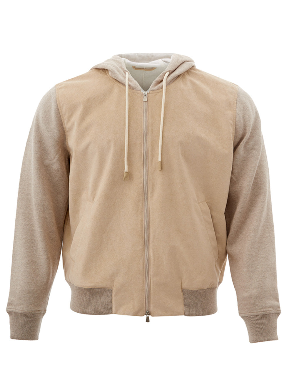 Alcantara Full Zip Hooded Jumper