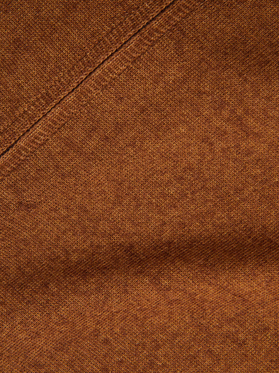 Brown Full Zip Jumper