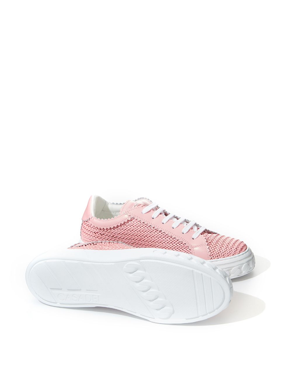 Leather Pink 'Off Road' Sneaker