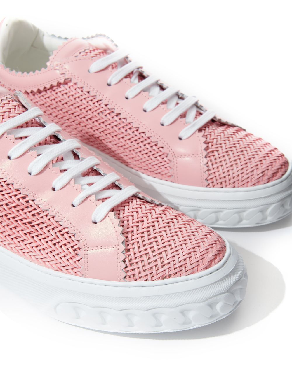 Leather Pink 'Off Road' Sneaker