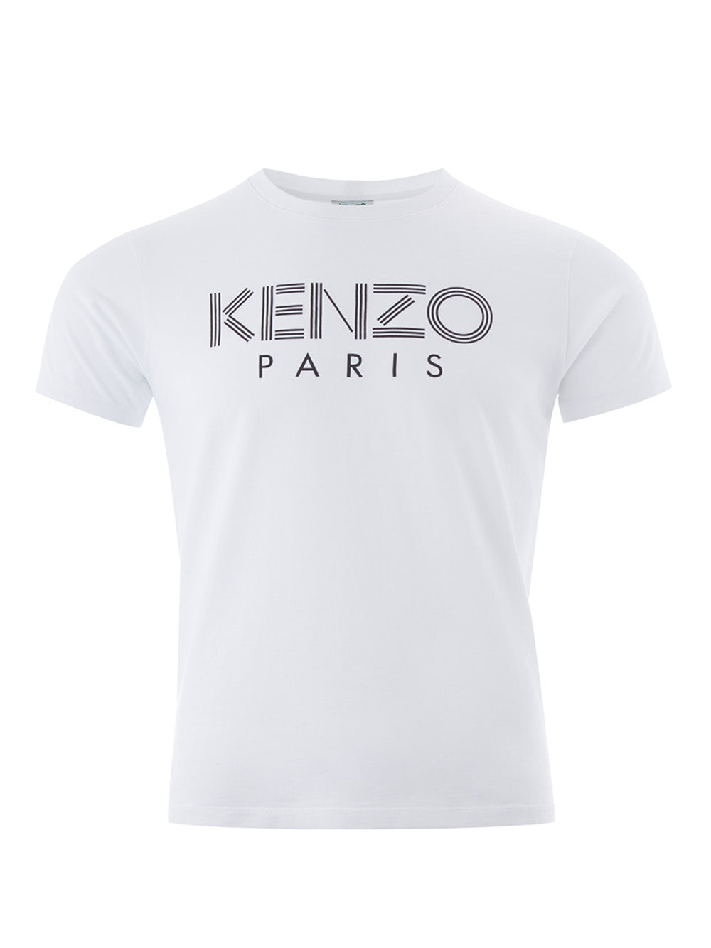 White Cotton T-Shirt with Iconic Logo