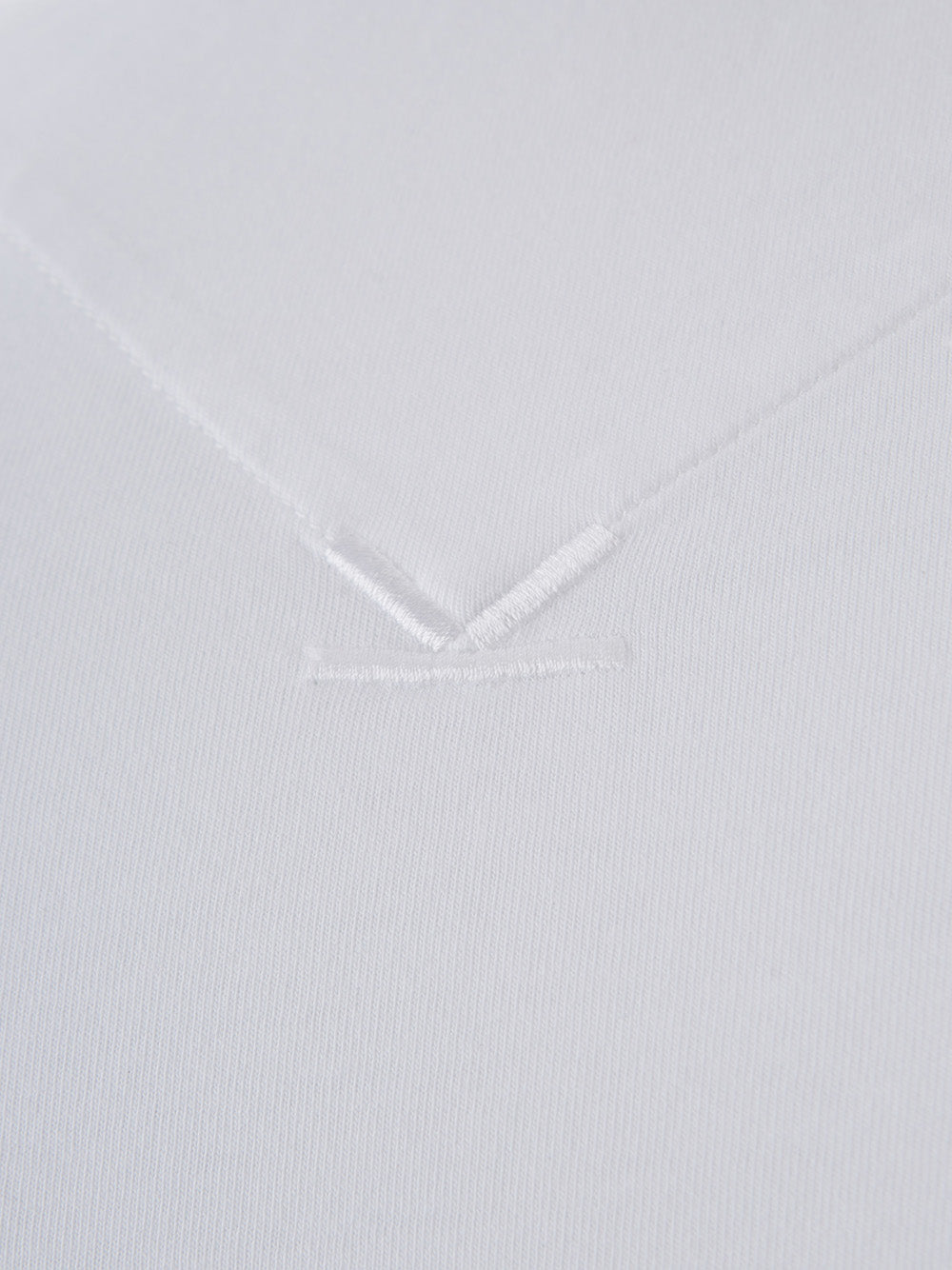 White Cotton T-Shirt with Iconic Logo