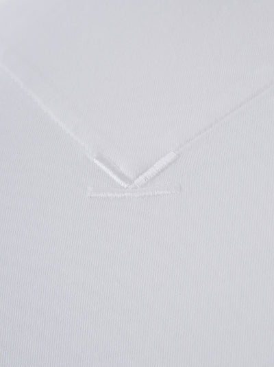 White Cotton T-Shirt with Iconic Logo