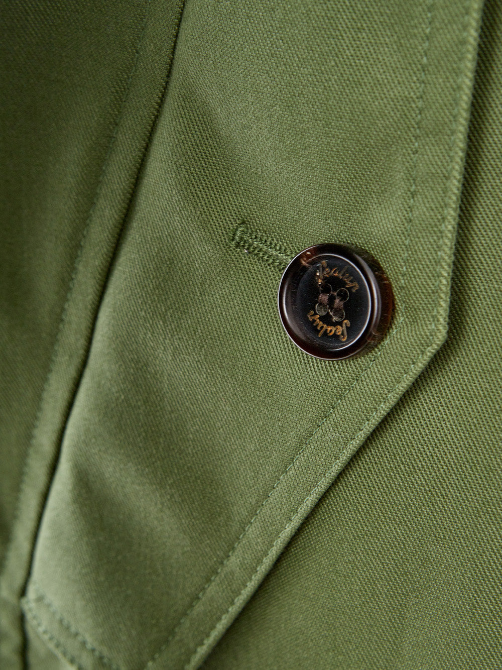 Green Single Breast Jacket