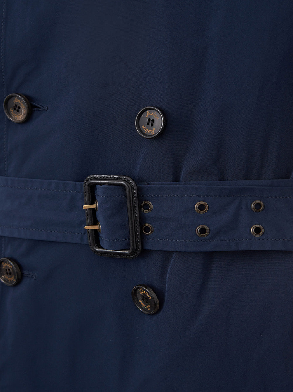 Blue Tech Fabric Classic Trench