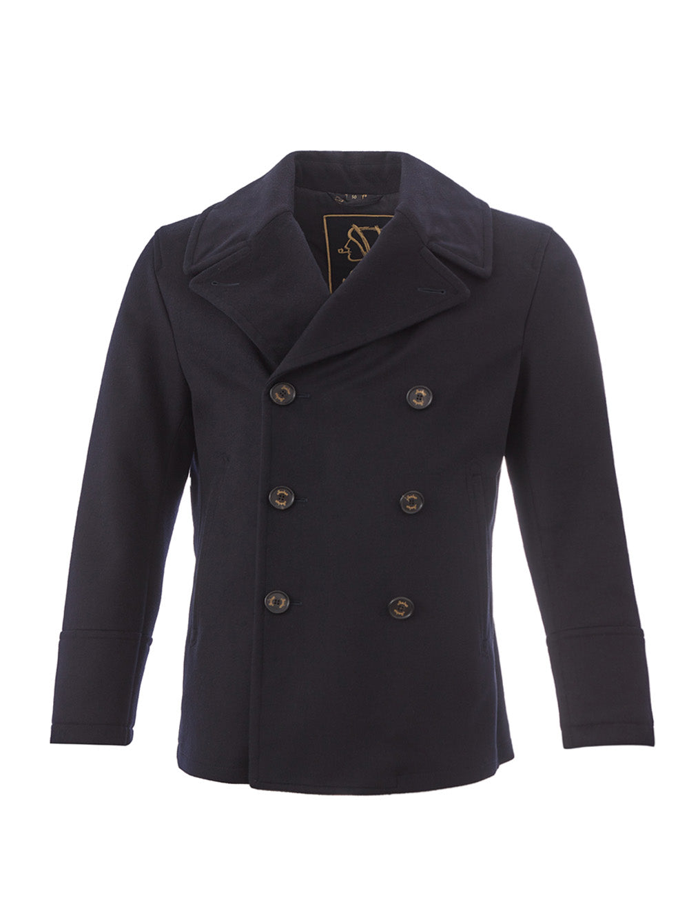 Blue Cashmere Peacoat Jacket