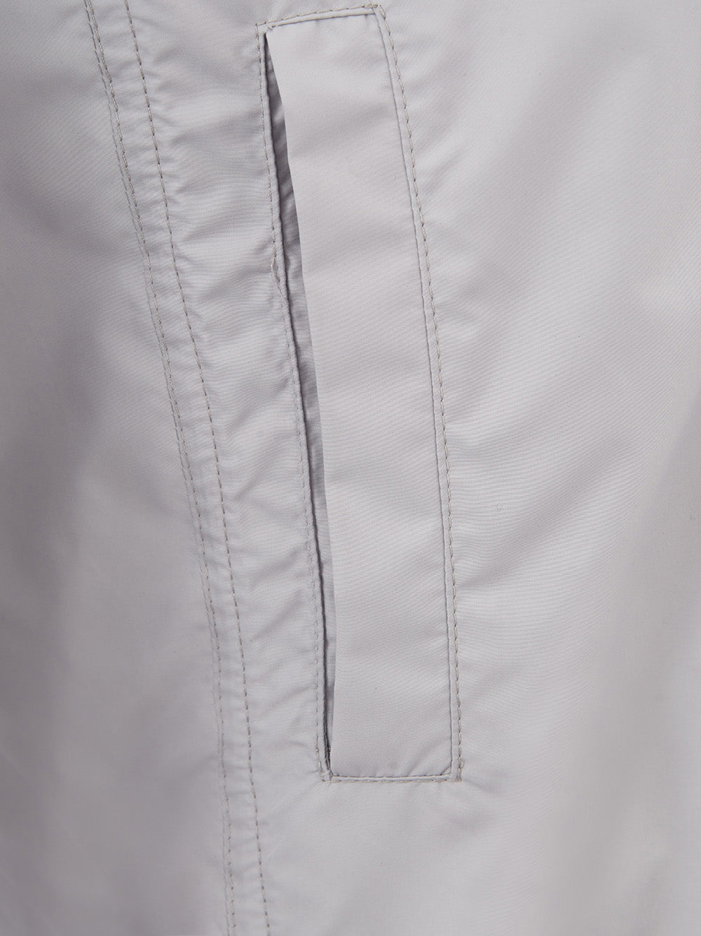 White Tech Fabric Jacket