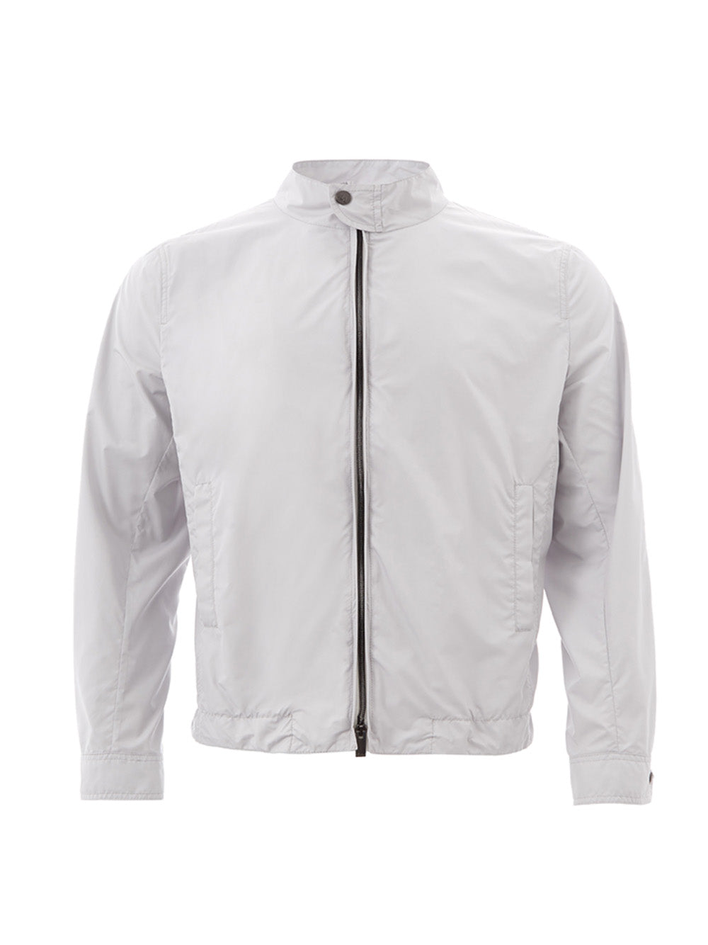 White Tech Fabric Jacket