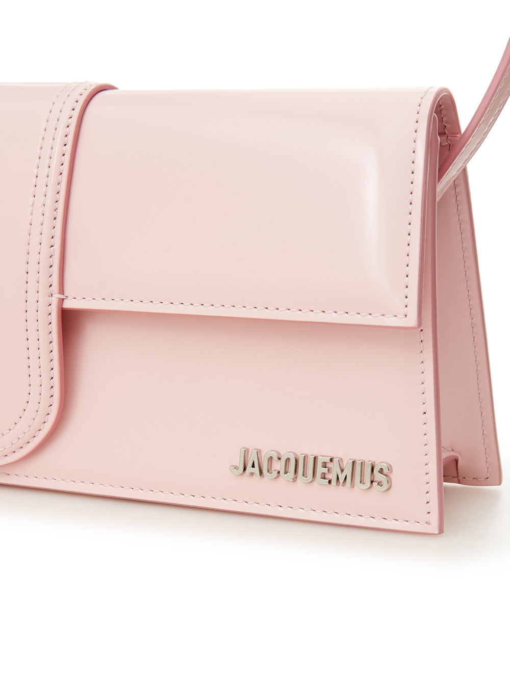 Pink Leather Le Bambino Long Shoulder Bag