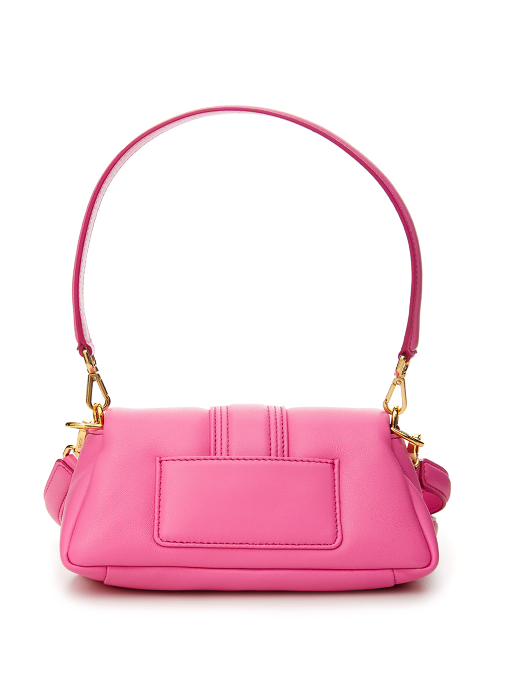 Fuxia Leather Le Petite Bambimou Shoulder Bag