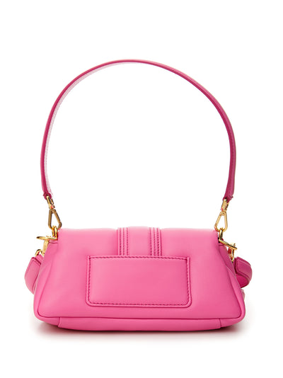 Fuxia Leather Le Petite Bambimou Shoulder Bag