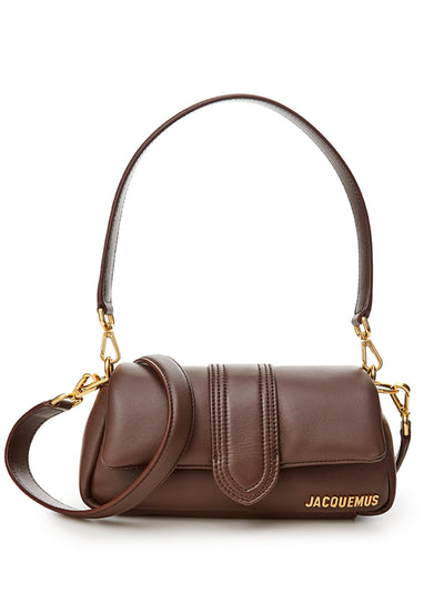 Brown Leather Le Petite Bambimou Shoulder Bag