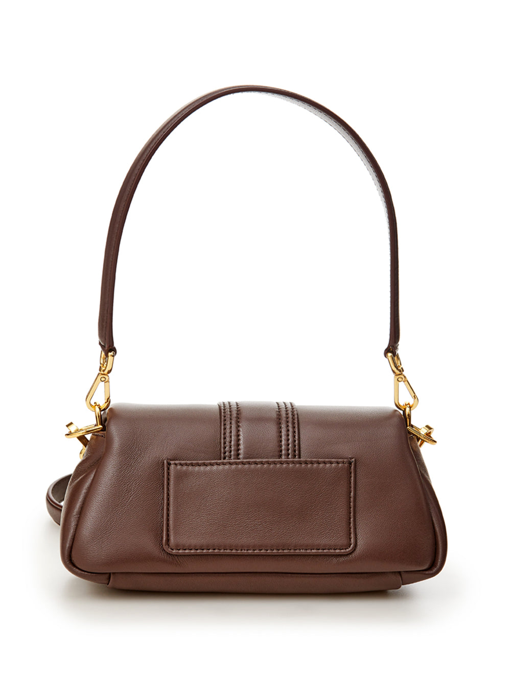 Brown Leather Le Petite Bambimou Shoulder Bag