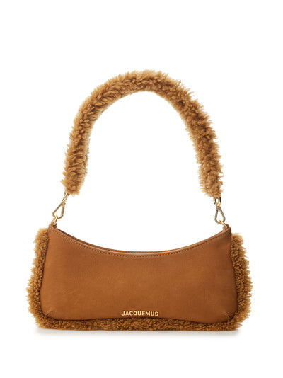 Light Brown Leather Le Bisou Doux Shoulder Bag