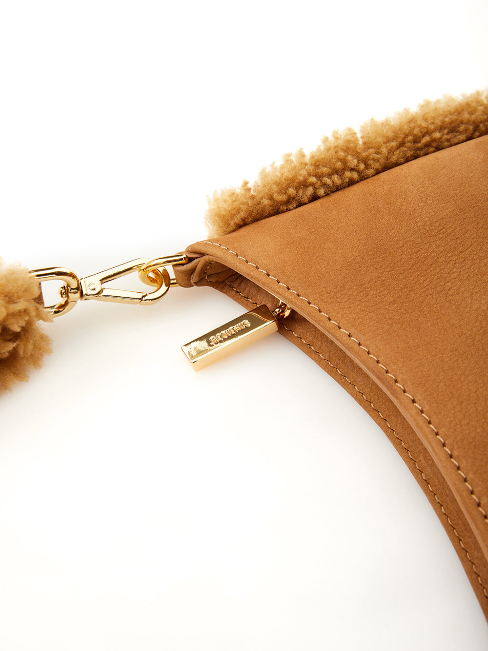 Light Brown Leather Le Bisou Doux Shoulder Bag