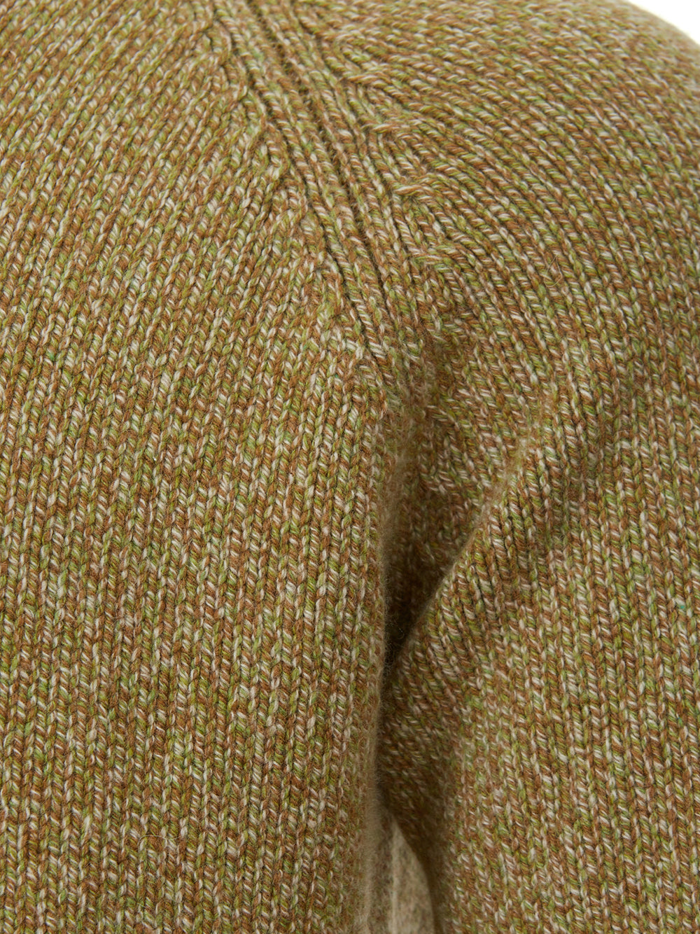 Kaki Cashmere Turtleneck Sweater