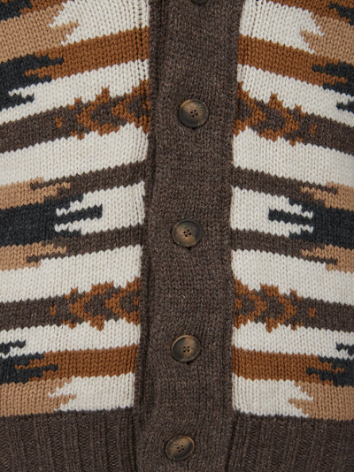 Multicolor Wool Cardigan