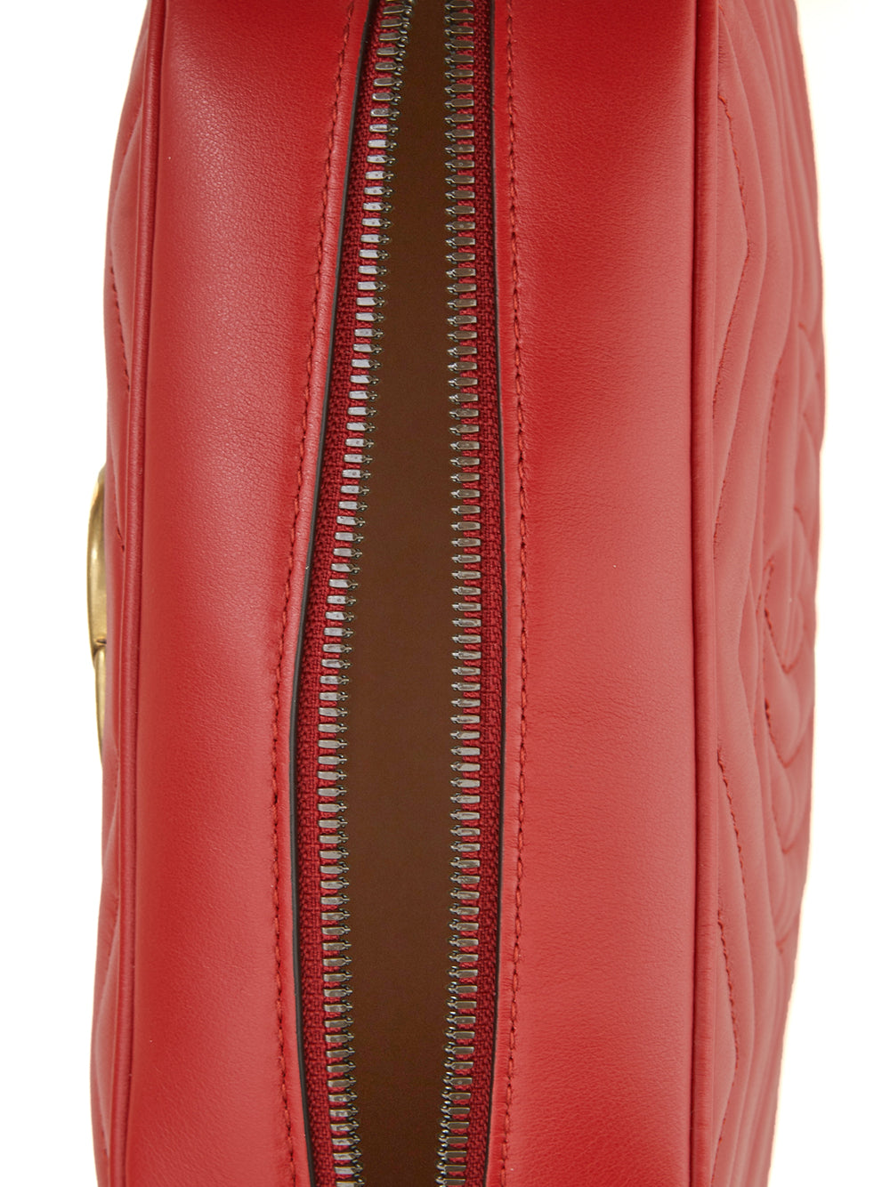 Red Leather Marmont Shoulder Bag