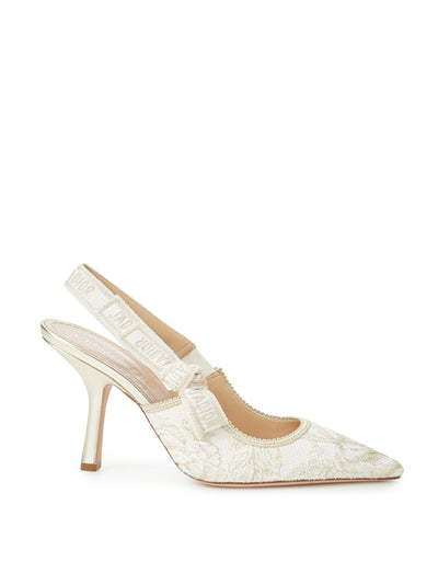 Ivory Décolleté Slingback J'Adior