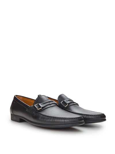 Black Leather Loafer