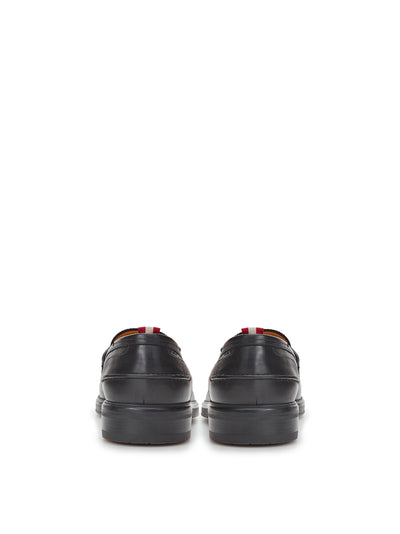 Black Leather Mody Loafer