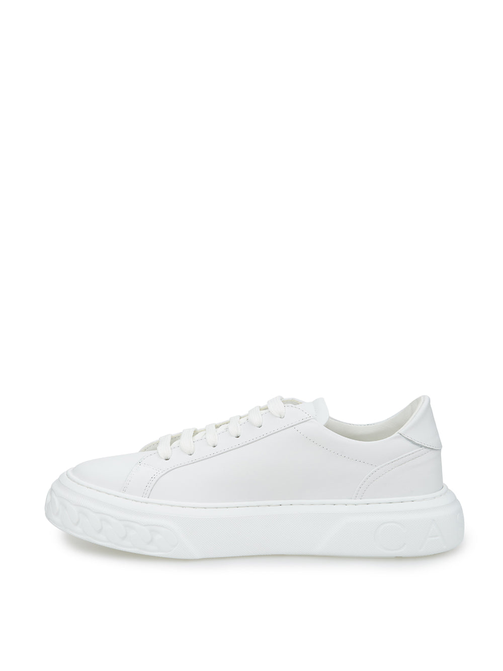 White Nappa Leather Off-Road Sneakers