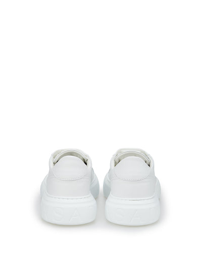 White Nappa Leather Off-Road Sneakers