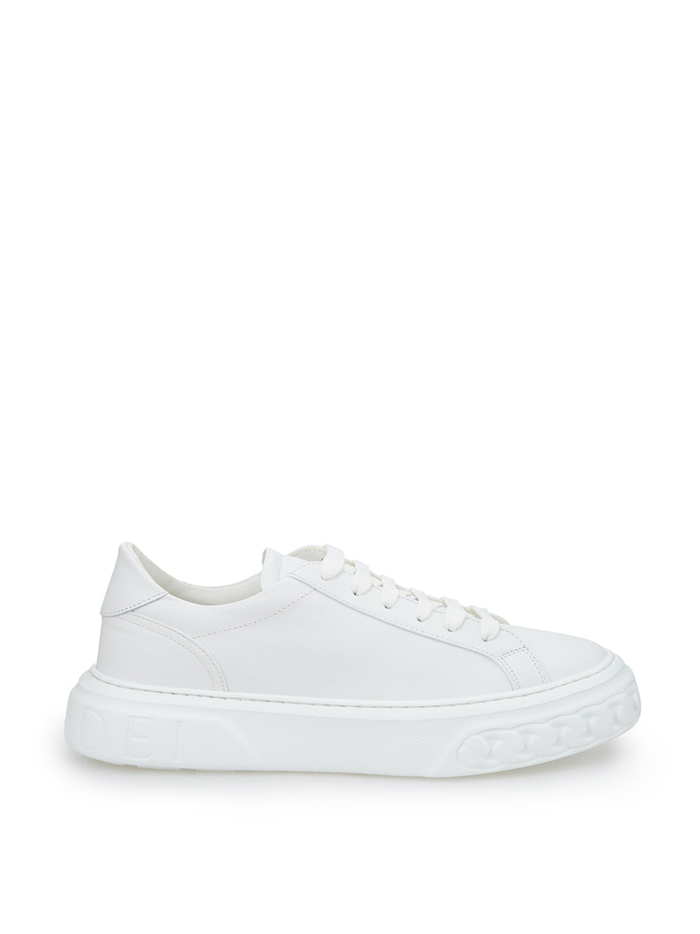 White Nappa Leather Off-Road Sneakers