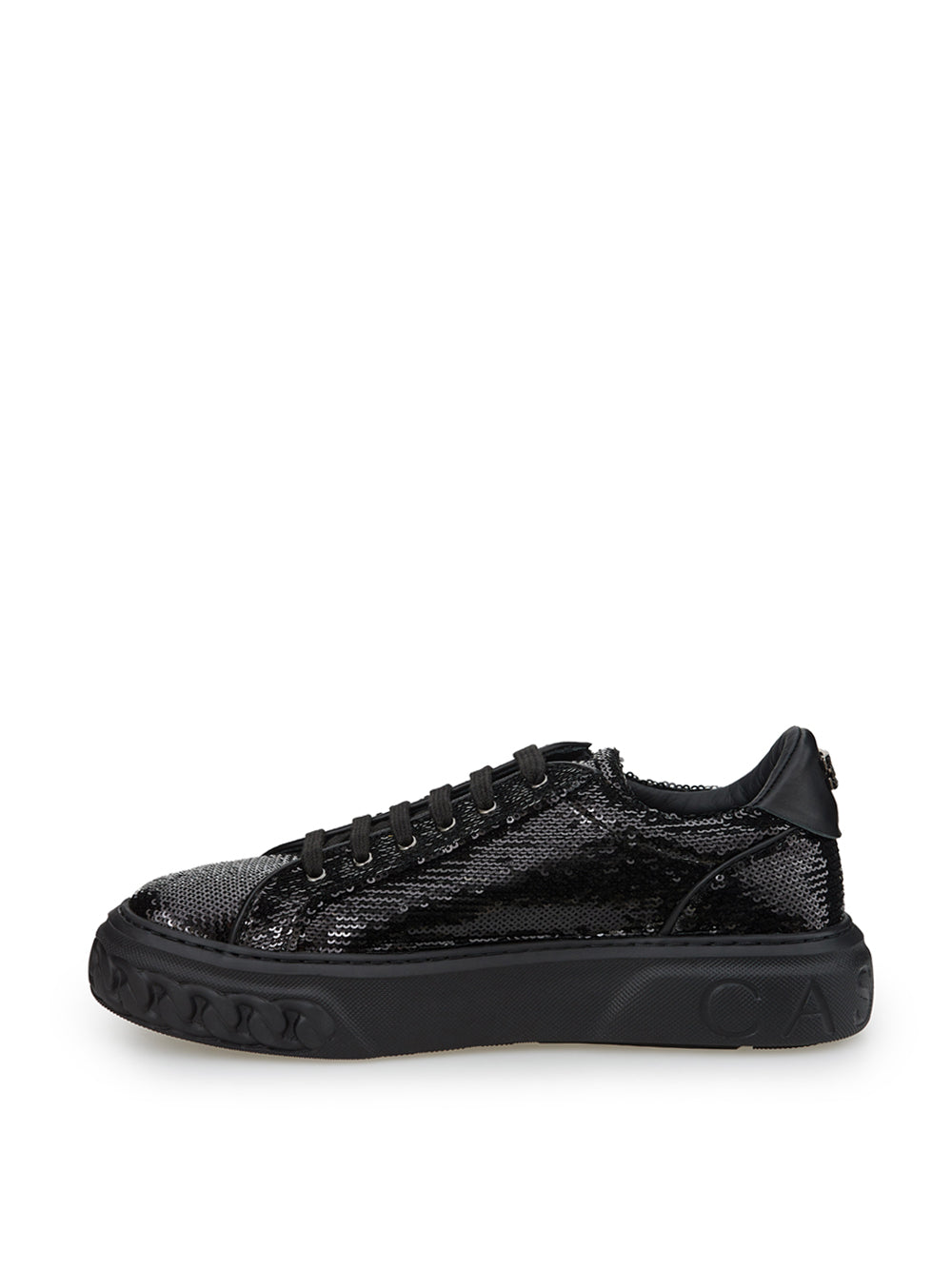 Black Sequins Off-Road Sneakers