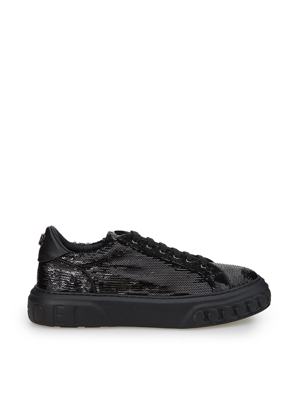 Black Sequins Off-Road Sneakers