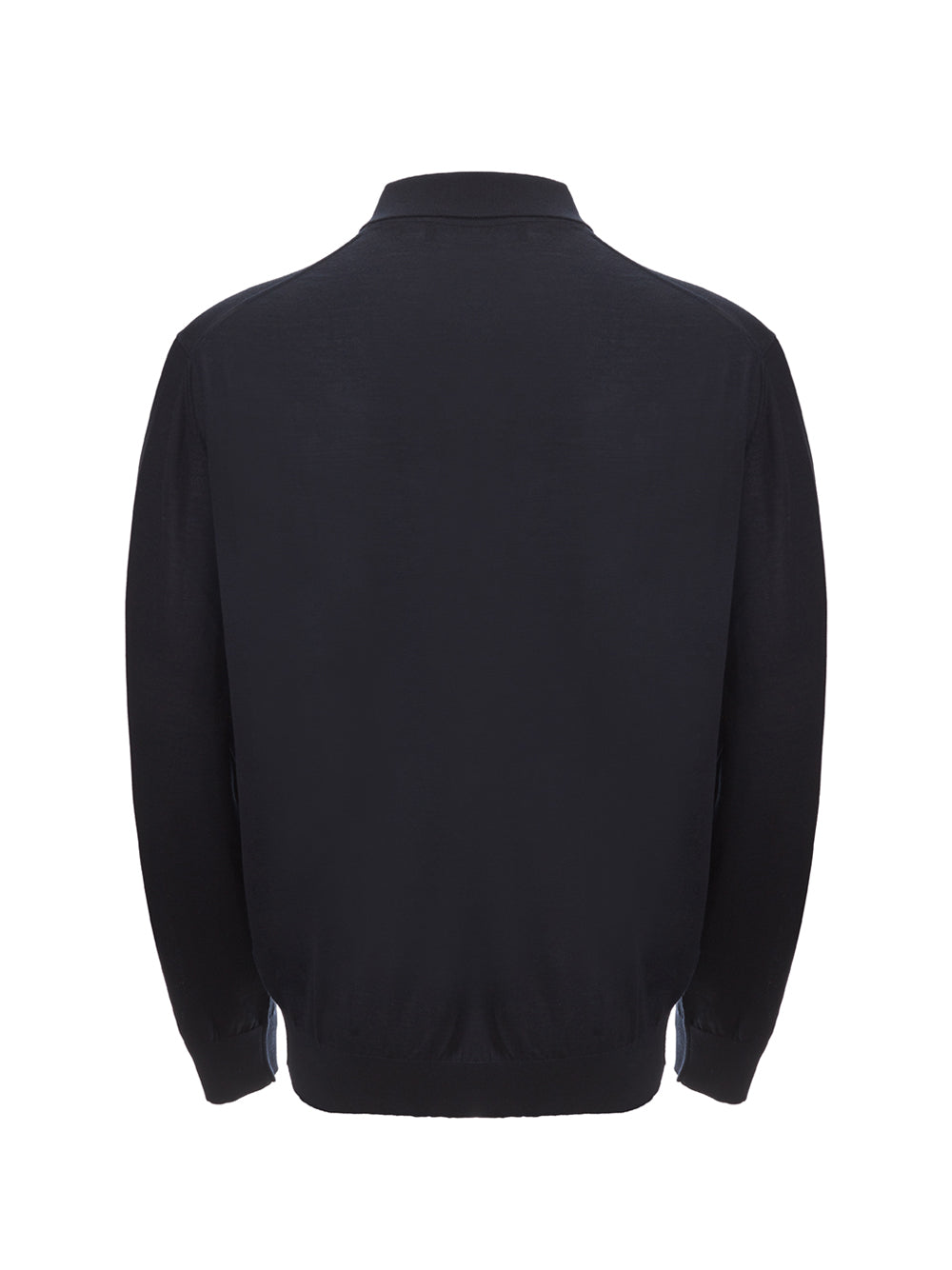 Blu Cashmere Polo Sweater