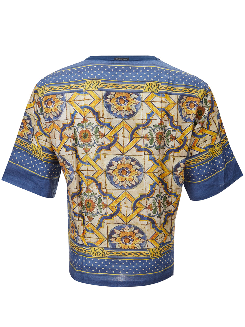 Multicolor Maiolica Printed Tunic