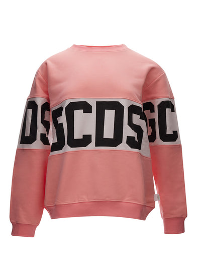 Pink Sweatshirt with Logo