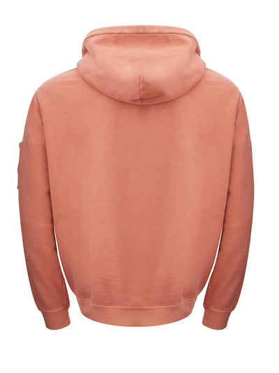 Cotton Hooded Sweatshirt with Logo